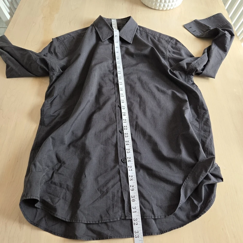 Hugo Boss Charcoal Button-Down Shirt - Picture 13 of 14